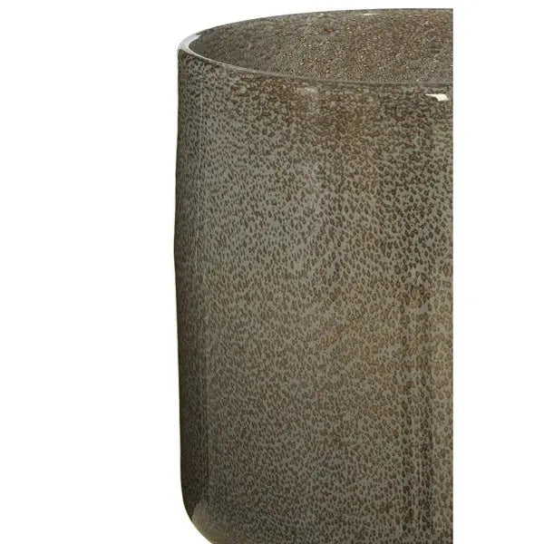 Cleo Grey / Gold Glass Vase premier housewares