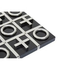 Black & Silver Chrome Noughts & Crosses Set premier housewares