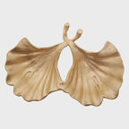 Gold Ginkgo Dish Premier Housewares LTD