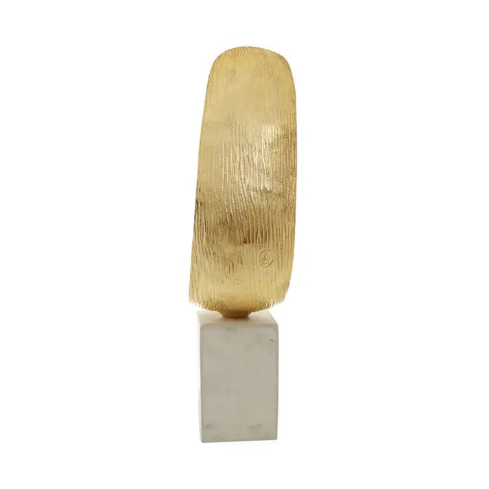 Milano Gold Curl Sculpture premier housewares
