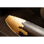 Dayton Black and Gold Boat Dish Home Store Living