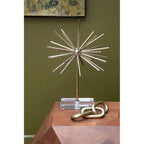 Gold Aluminium Chain Sculpture premier housewares
