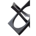 Geometric Black Finish Link Sculpture premier housewares