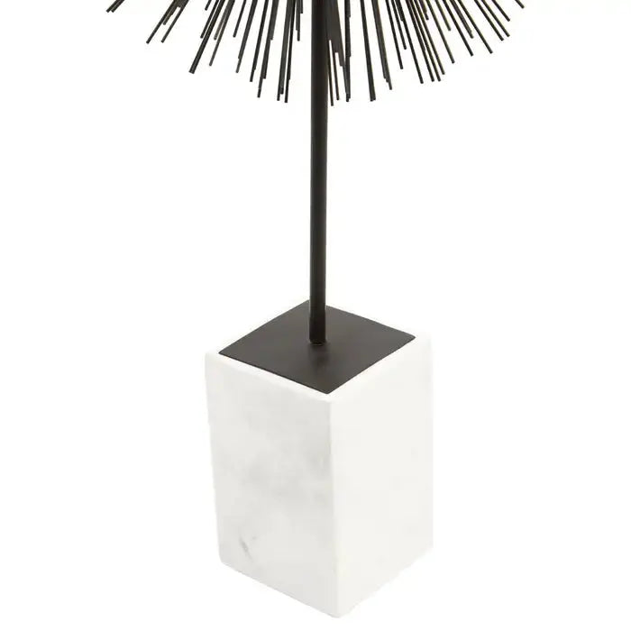 Mirano Black Finish Starburst Sculpture premier housewares