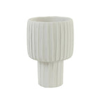 Maja Cream Cement Deco Vase Light and Living