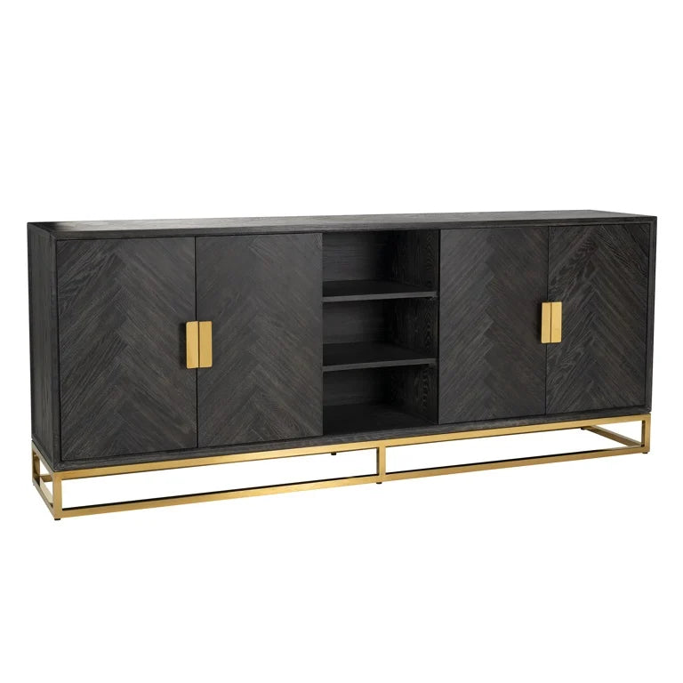 Blackbone Gold 4 Doors Sideboard Home Store Living