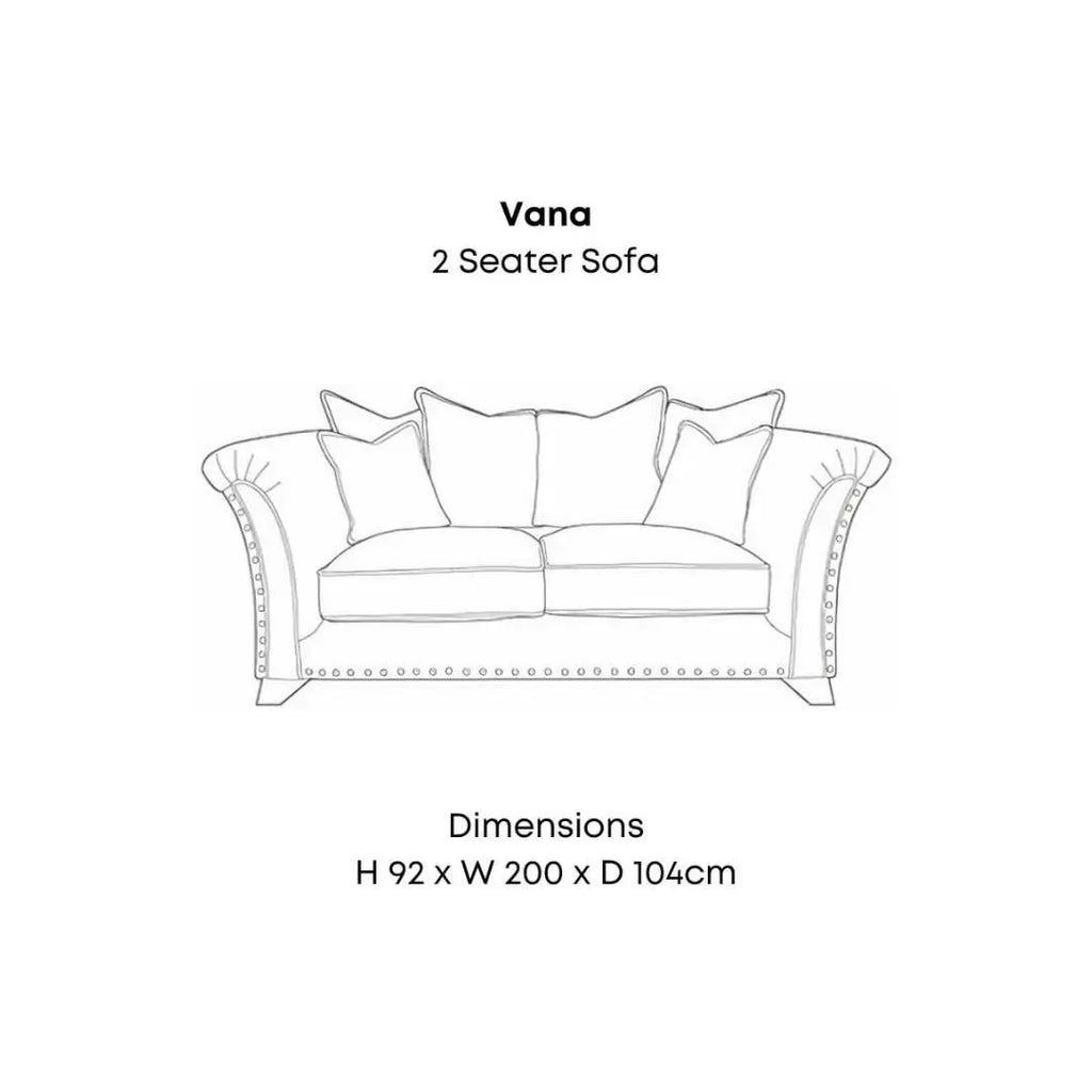 Vana Destiny 2 Seater Sofa Home Store Living