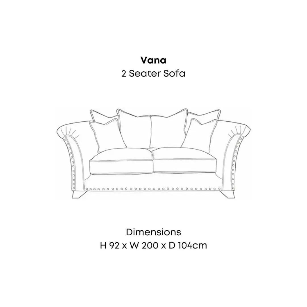 Vana Destiny 2 Seater Sofa Home Store Living