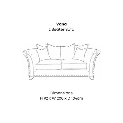 Vana Destiny 2 Seater Sofa Home Store Living