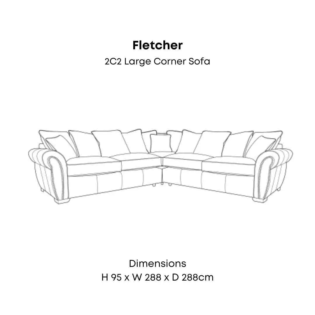 Fletcher Truffle Sofa Range Home Store Living