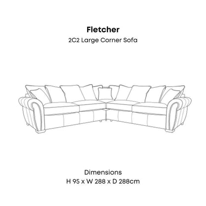 Fletcher Truffle Sofa Range Home Store Living