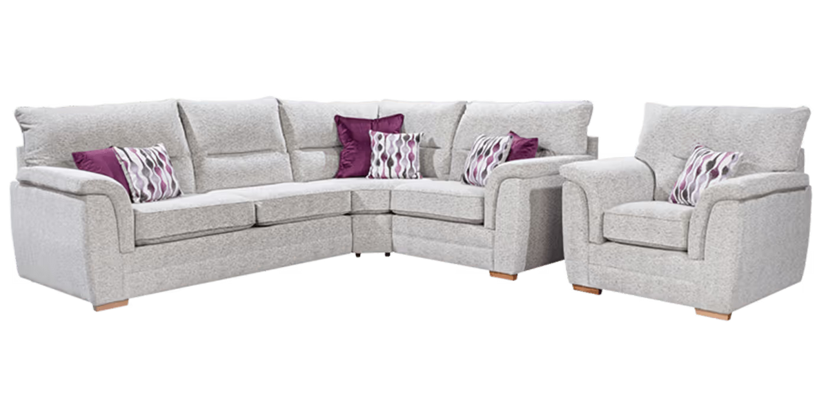 Keaton High Back Corner Sofa Range Lebus