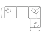 Keaton High Back Sofa Range 2 Corner 1 Sofa - Home Store Living