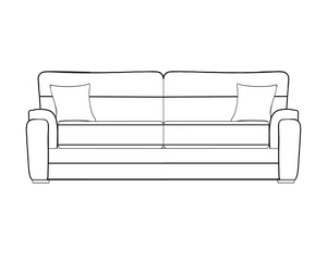3 Seater (L200cm x D92cm x H98cm)