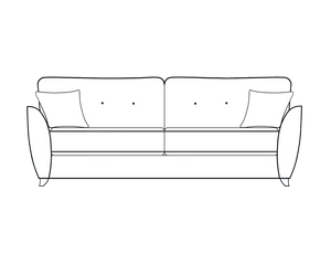 3 Seater (L209cm x D89cm x H92cm)
