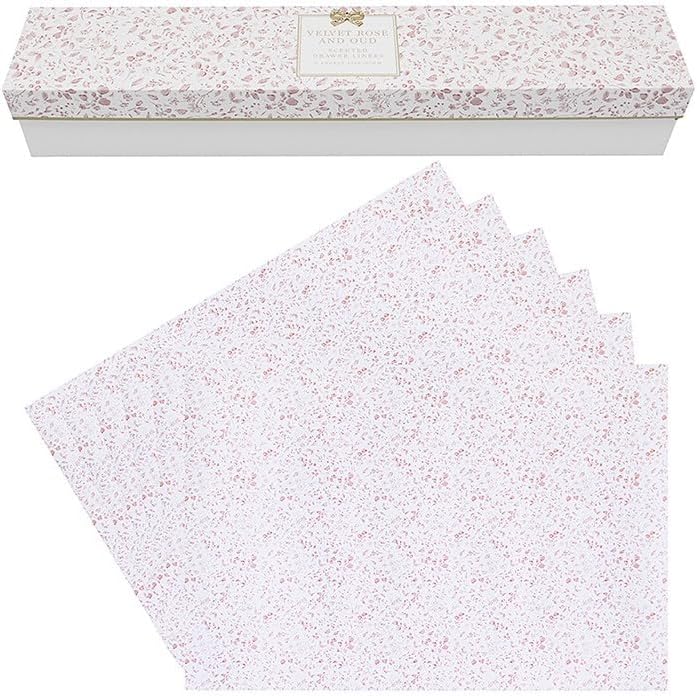 Madelaine Velvet Rose & Oud Scented Drawer Liners Lesser & Pavey Ltd