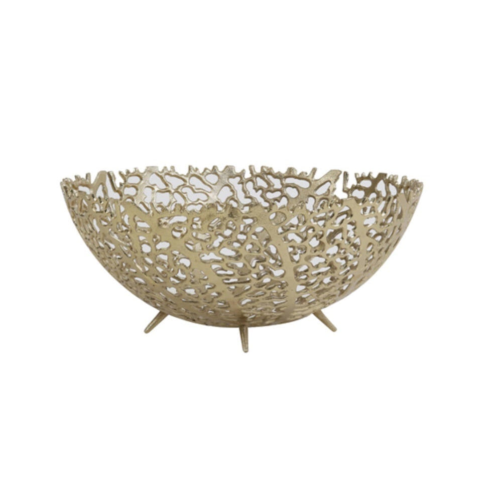 Bowl Ø35,5x14 cm GALAXA antique  gold Light and Living