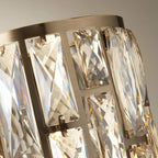 Bijou Antique Brass Metal & Champagne Glass Lamp Searchlight