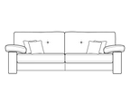 Megan Chenille Sofa Range 4 Seater - Home Store Living