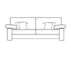 Megan Chenille Sofa Range 3 Seater - Home Store Living