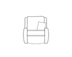 Megan Chenille Sofa Range High Back Swivel Chair - Home Store Living