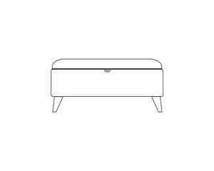Storage Footstool (L84cm x D63cm x H47cm)