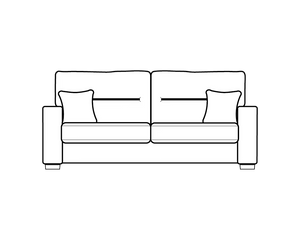 2 Seater (L176cm x D95cm x H99cm)