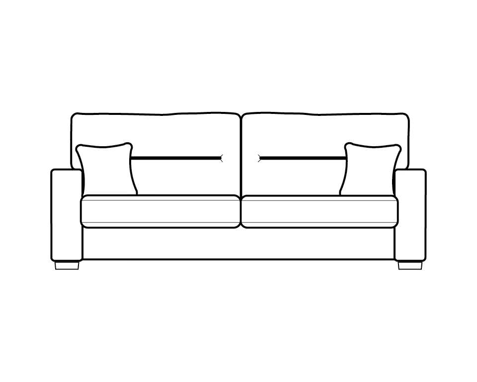 Melrose Sofa Range 3 Seater - Home Store Living