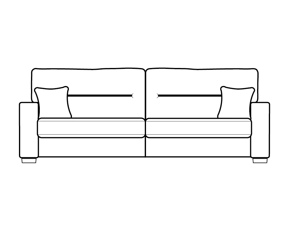 Melrose Sofa Range 4 Seater - Home Store Living