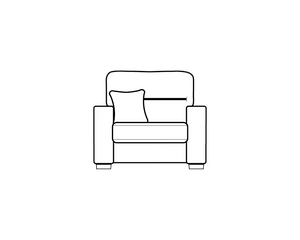 Armchair (L100cm x D95cm x H99cm)