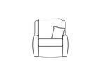 Melrose Sofa Range High Back Swivel Chair - Home Store Living