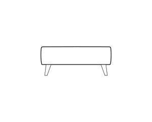 Footstool (L95cm x D63cm x H41cm)