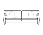 Petra High Back Sofa Range 3 Seater - Home Store Living