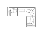 Petra High Back Sofa Range 2C1 Corner Sofa - Home Store Living