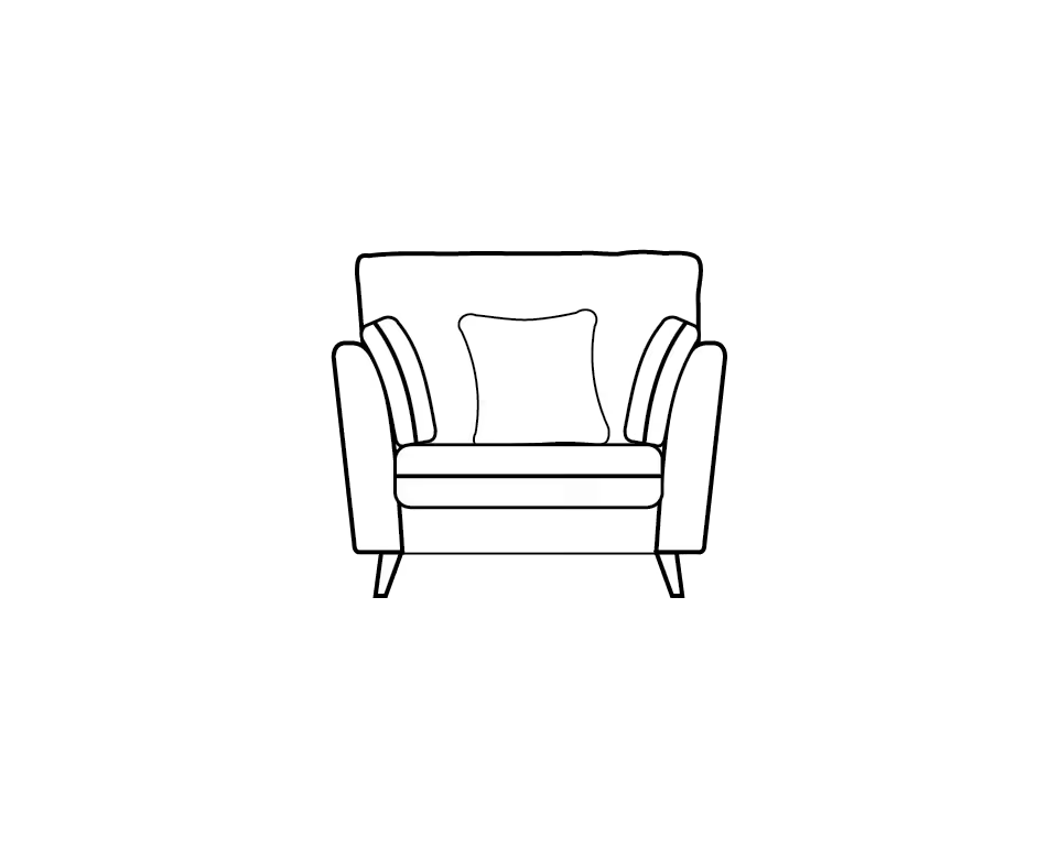 Petra High Back Sofa Range Armchair - Home Store Living