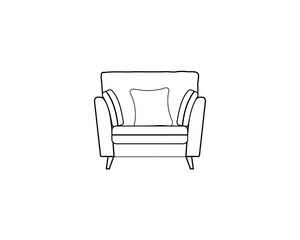 Armchair (L104cm x D104cm x H88cm)