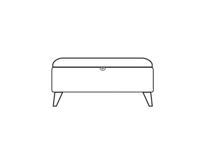 Storage Footstool (L84cm x D63cm x H42cm)
