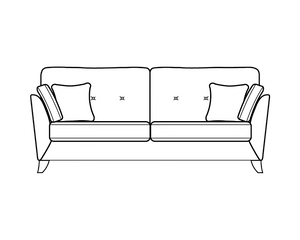 3 Seater (L205cm x D89cm x H95cm)