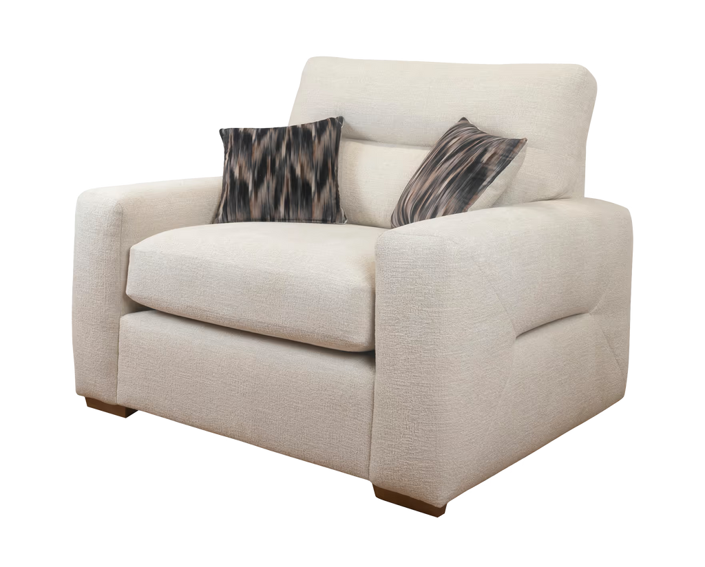 Melrose Chaise Sofa Range w/ Accents Lebus