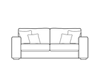 Layton Cord Sofa Range 2 Seater - Home Store Living
