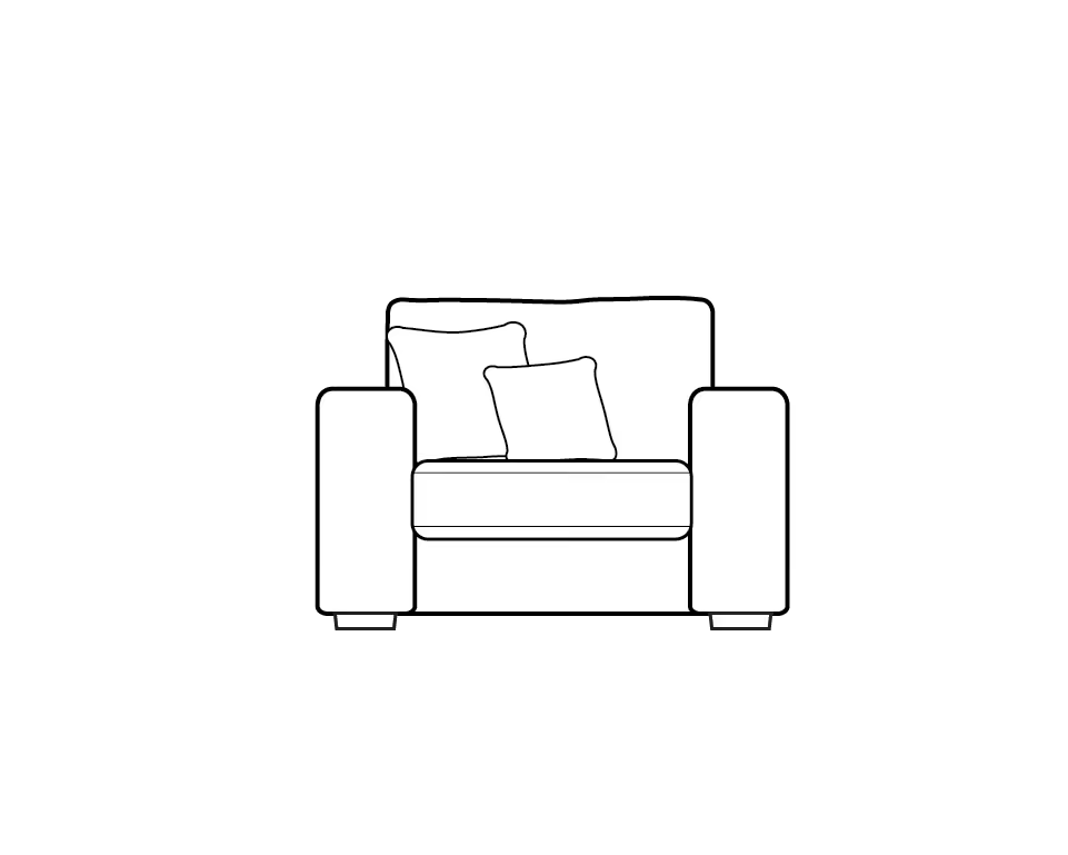 Layton Cord Sofa Range Armchair - Home Store Living