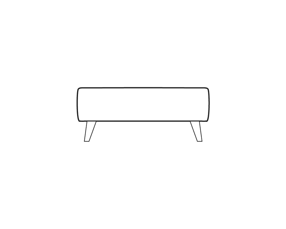 Layton Cord Sofa Range Footstool - Home Store Living