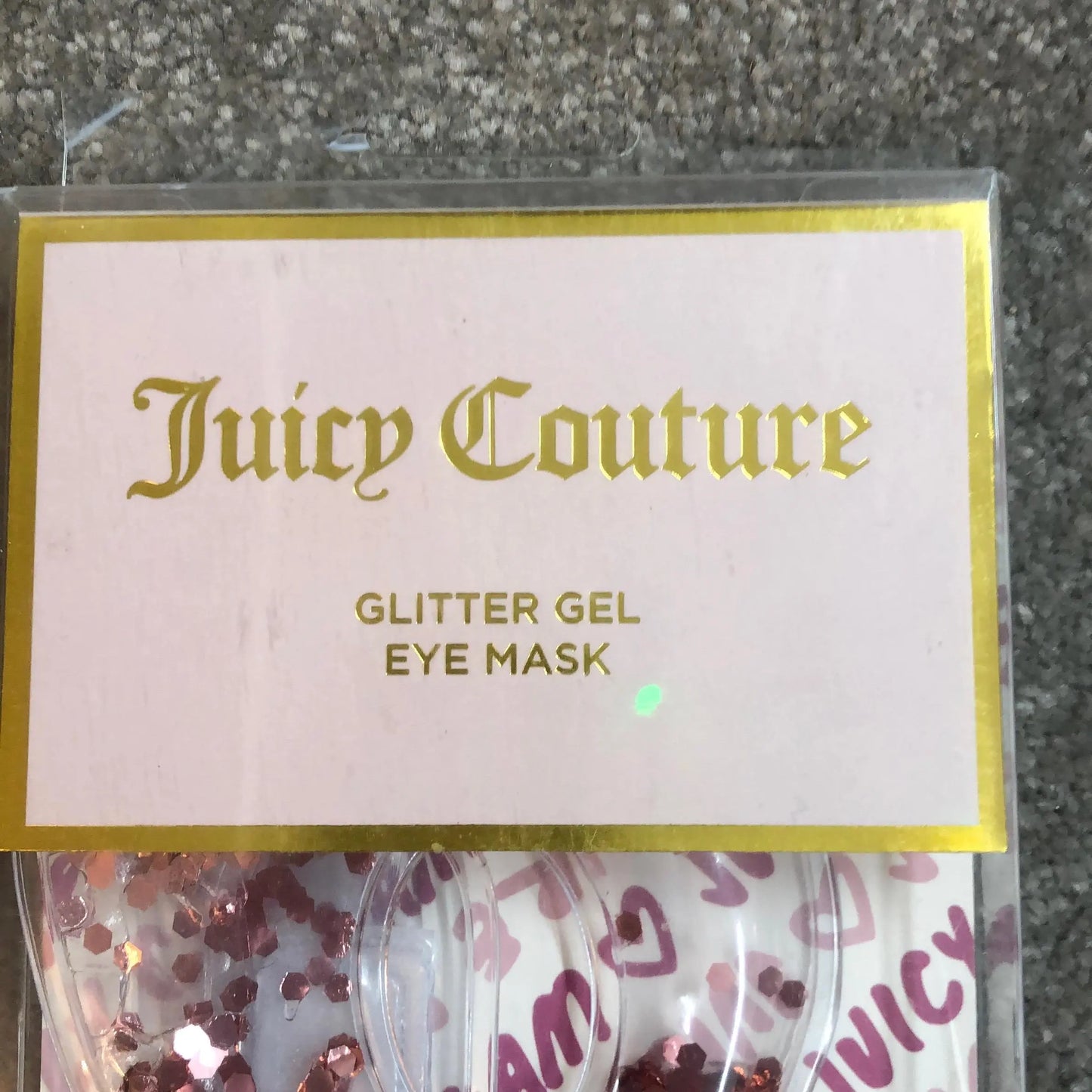 Juicy Couture Glitter Gel Eye Mask Home Store Living