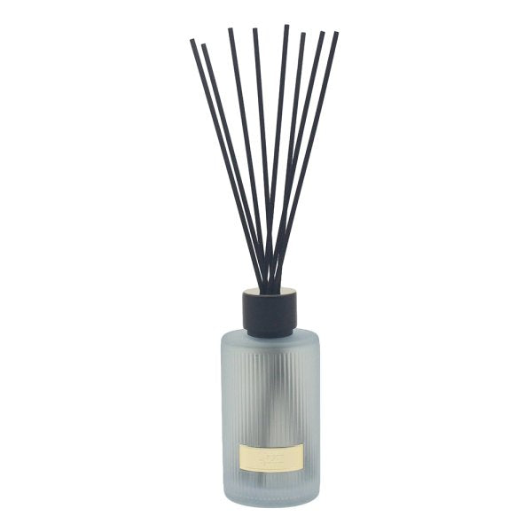 500ml Arctic Breeze Reed Diffuser - Frosted Round Ribbed Bottle Lesser & Pavey Ltd