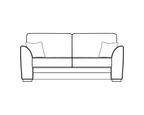 Ashford Mid-Century Sofa Range 3 Seater - Home Store Living