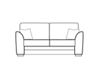Ashford Mid-Century Sofa Range 2 Seater - Home Store Living