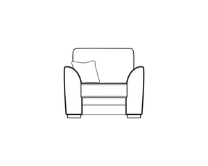 Armchair (L102cm x D89cm x H92cm)