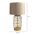 Gold Cage Lamp CIMC