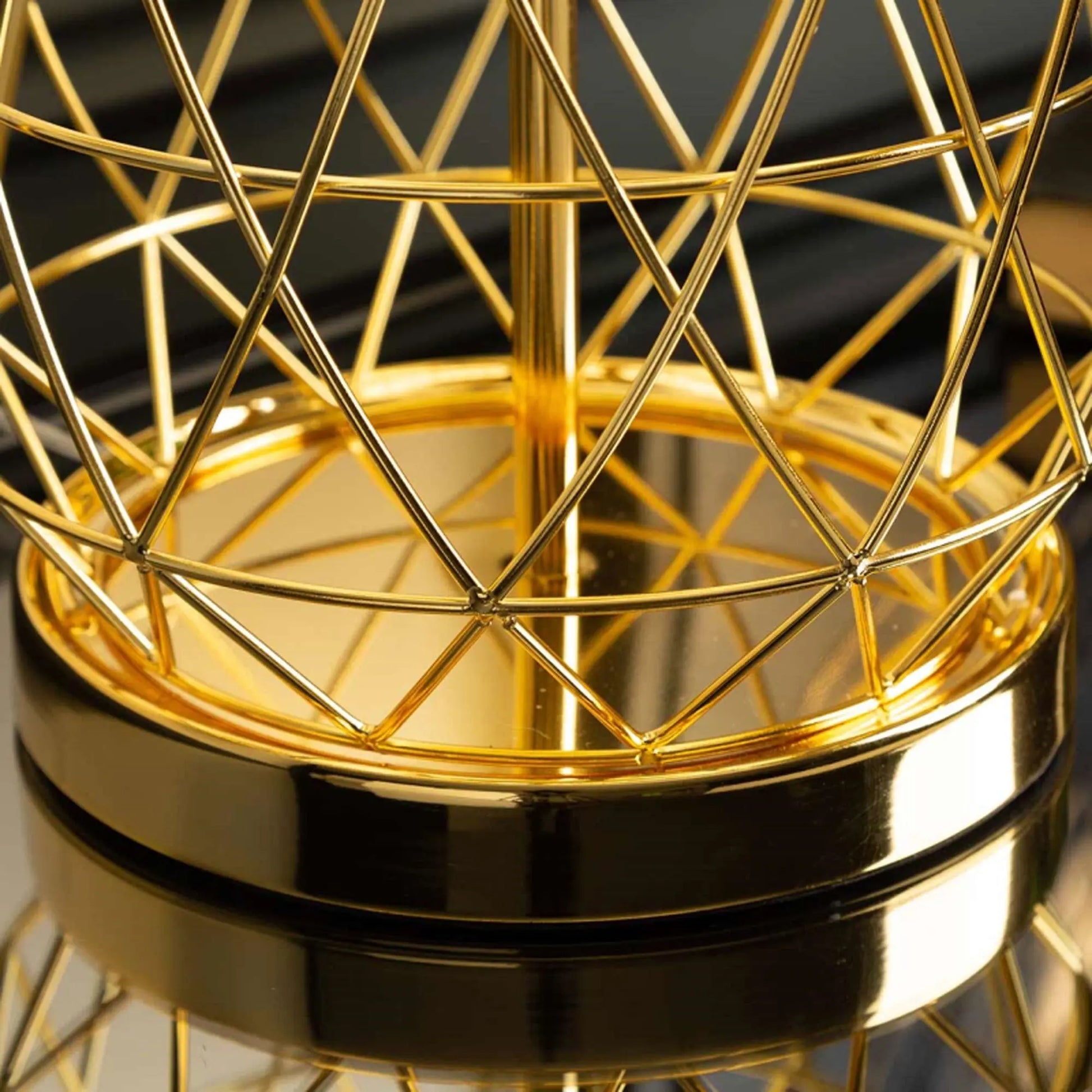 Gold Cage Lamp CIMC