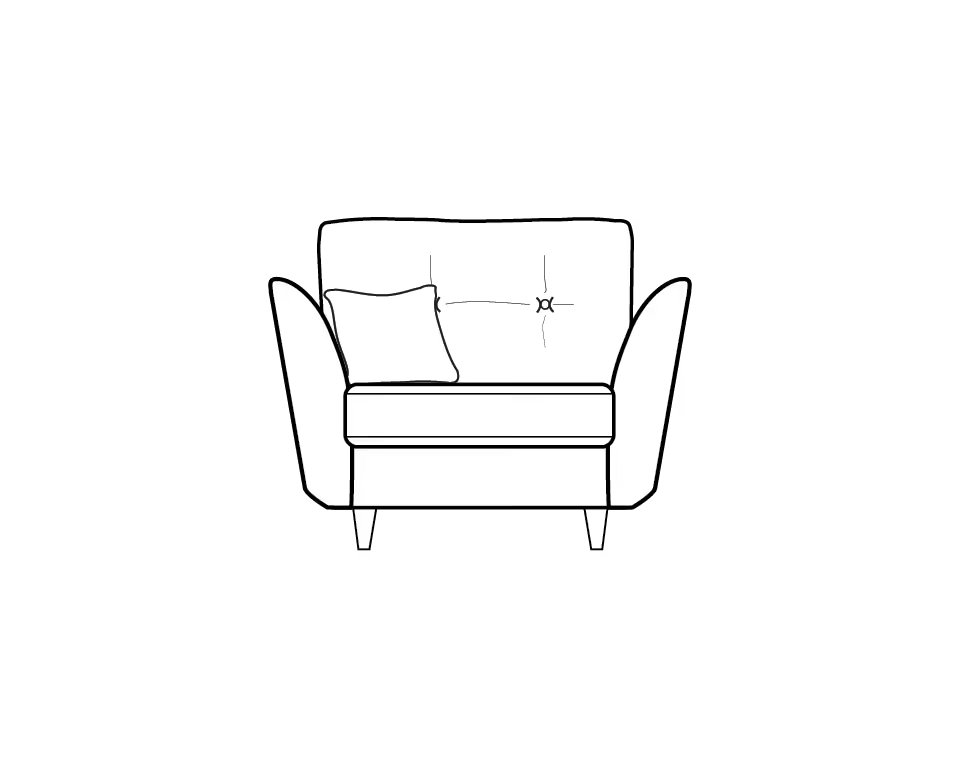 Canterbury High Leg Sofa Range Armchair - Home Store Living